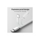 QIHANG USB 2.0 Cable USB-C male - USB-A male Λευκό 1.2m (QH-C57)