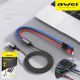 Awei Braided USB to Lightning / Type-C / micro USB Cable Μαύρο 1.2m (x24785) 1 4.0 1