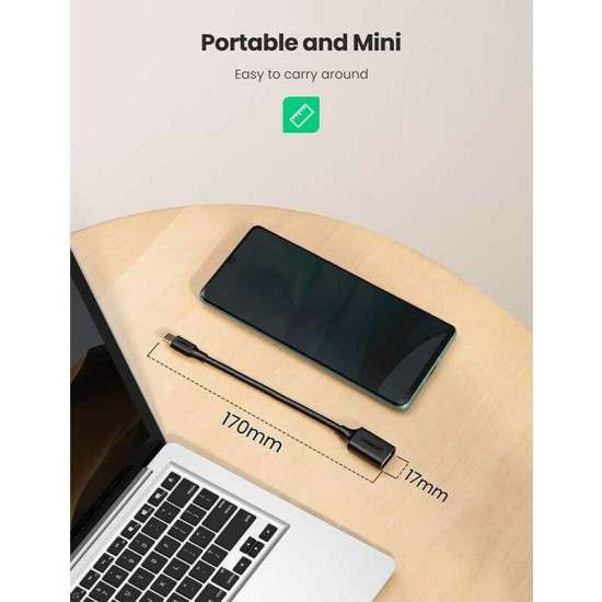 Ugreen USB-C male - USB-A female (30701)