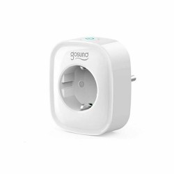 Gosund SP112 Μονή Εξωτερική Πρίζα Ρεύματος Wi-Fi με 2 Θύρες USB Λευκή 2 τμχ