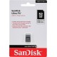 Sandisk Ultra Fit 32GB USB 3.1 Stick Μαύρο