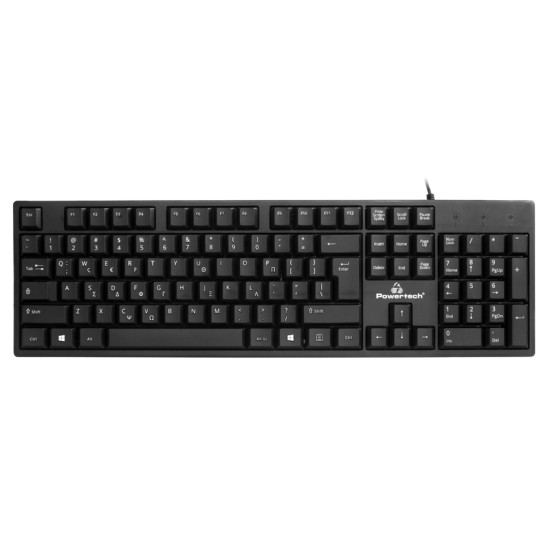 Powertech PT-1074 Πληκτρολόγιο Ελληνικό