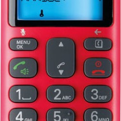 Motorola T301 Ασύρματο Τηλέφωνο με Aνοιχτή Aκρόαση Κόκκινο