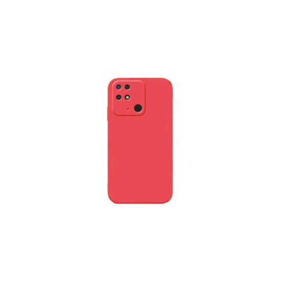 Xiaomi Redmi 10C Soft Touch Back Cover Σιλικόνης Κοκκινο
