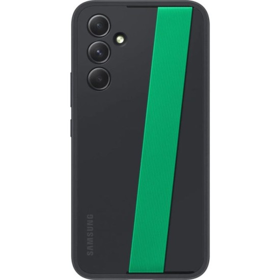 Samsung Grip Back Cover Σιλικόνης Μαύρο (Galaxy A54)