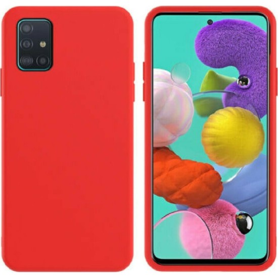 Back Cover Σιλικόνης Κοκκινο  (Mi 11 Lite)