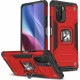 Wozinsky Ring Armor Back Cover  Poco F3 / Mi 11i  Συνθετική Ανθεκτική Κόκκινο