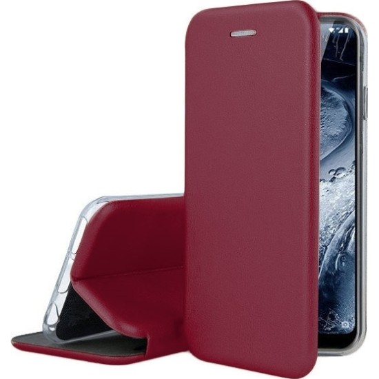 Forcell Elegance Book Μπορντο (Redmi 9A/9ΑΤ)