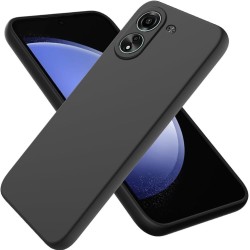 Back Cover Σιλικόνης Μαύρο (Redmi 13C/POCO C65)