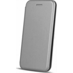  Θήκη Βιβλίο Smart Magnet  για Xiaomi Redmi Note 10/10S  Ασημί ΟΕΜ