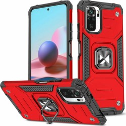 Wozinsky Ring Armor Back Cover Redmi Note 10 / 10s Πλαστικό Ανθεκτική Κοκκινο