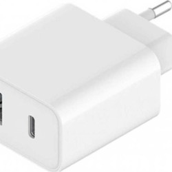 Xiaomi Φορτιστής Χωρίς Καλώδιο με Θύρα USB-A και Θύρα USB-C 33W Power Delivery Λευκός (BHR4996GL)
