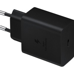 Samsung Φορτιστής με Θύρα USB-C και Καλώδιο USB-C 45W Power Delivery Μαύρος (EP-T4510)