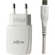 KLGO Φορτιστής με Θύρα USB-A και Καλώδιο USB-C Λευκός (KC-2)
