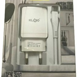 KLGO Φορτιστής Χωρίς Καλώδιο με Θύρα USB-A και Θύρα USB-C 20W Quick Charge 3.0 / Power Delivery Λευκός (PD-300)