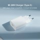 Xiaomi Φορτιστής Χωρίς Καλώδιο με Θύρα USB-C 20W Power Delivery Λευκός (AD201EU)