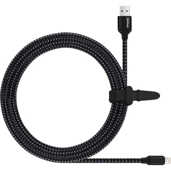 QIHANG Braided USB 2.0 to micro USB Cable Μαύρο 3m (C21)