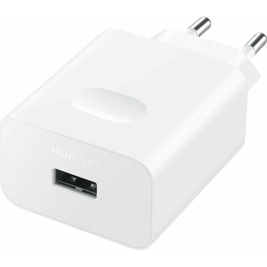 Huawei Φορτιστής με Θύρα USB-A και Καλώδιο USB-C 22.5W SuperCharge Λευκός (HW-100225E00)