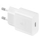 Samsung Φορτιστής Χωρίς Καλώδιο με Θύρα USB-C 15W Power Delivery White (T1510NWEGEU)