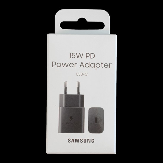 Samsung Φορτιστής Χωρίς Καλώδιο με Θύρα USB-C 15W Power Delivery Μαύρος (EP-T1510NBEGEU)