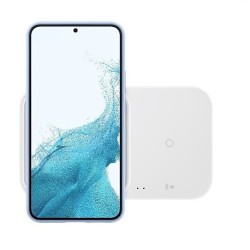 Samsung Ασύρματος Φορτιστής (Qi Pad) 15W Power Delivery Λευκός (Fast Wireless Duo Charger)