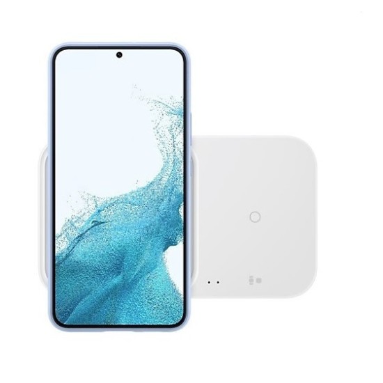 Samsung Ασύρματος Φορτιστής (Qi Pad) 15W Power Delivery Λευκός (Fast Wireless Duo Charger)
