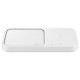 Samsung Ασύρματος Φορτιστής (Qi Pad) 15W Power Delivery Λευκός (Fast Wireless Duo Charger & Adapter)