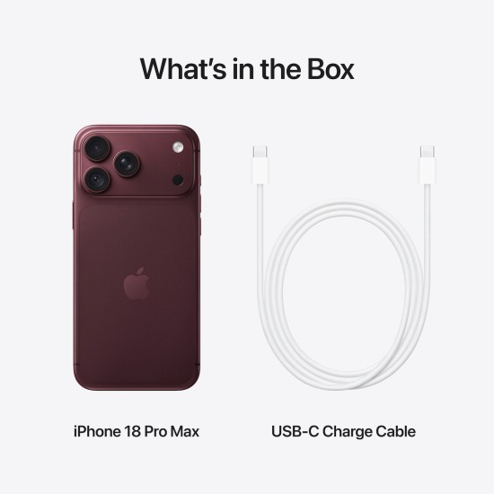 Apple iPhone 18 Pro Max (12/2TB) Burgundy 