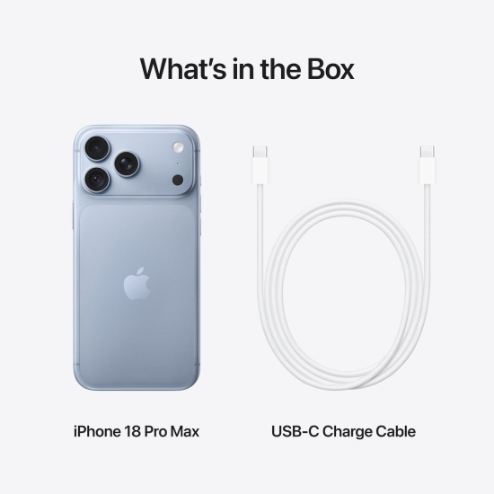 Apple iPhone 18 Pro Max (12/2TB) Glacier 