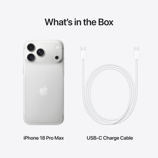 Apple iPhone 18 Pro Max (12/2TB) Silver 