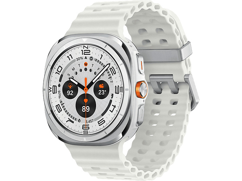 Samsung Galaxy Watch Ultra Titanium 47mm Αδιάβροχο με eSIM και Παλμογράφο (Titanium White)