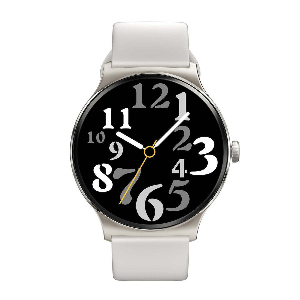 Haylou Solar Lite 46mm Smartwatch με Παλμογράφο (Ασημί)