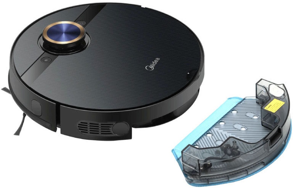 Midea M7 Pro Σκούπα Ρομπότ για Σκούπισμα &amp; Σφουγγάρισμα με Χαρτογράφηση και Wi-Fi Μαύρη