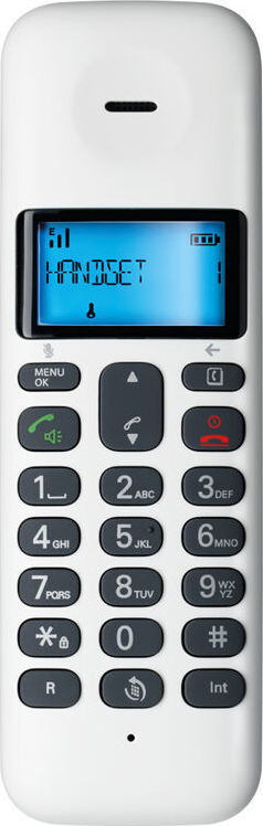 Motorola T301 Ασύρματο Τηλέφωνο με Aνοιχτή Aκρόαση Λευκό
